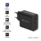 Qoltec Charger 45W PD (5-20V), Black