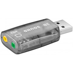 USB-ljudkort för PC (USB 2.0)