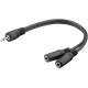 3.5 mm Audio Y Cable Adapter