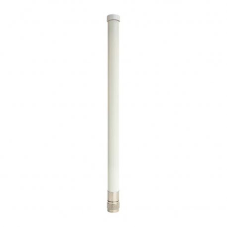 Omnidirectional Outdoor Antenna, DualBand 2.4GHz 7dBi and 5GHz 9dBi, 32cm, N Male Connector.