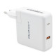 Qoltec USB-charger 108W, PD (5-20V), White