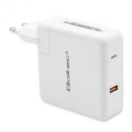 USB-laddare 108W, PD (5-20V), Vit