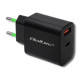 USB-charger 18W, PD, QC 3-0 (5-12V), Black