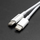USB-C to USB-C (USB 2.0) (1.0m) (60W), White