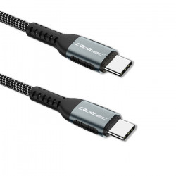 USB-C till USB-C (USB 2.0) (1.0m) (100W), Svart