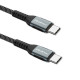 USB-C till USB-C (USB 2.0) (1.5m) (100W), Svart