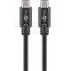 USB-C to USB-C (USB 3.2) (3.0m) (60W), Black
