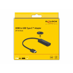 HDMI-A hane till USB Type C-ho (DP Alt Mode), 4K 60 Hz