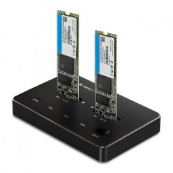 Dockningsstation 2 x M.2 SSD SATA (USB 3.1)