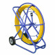 Dragfjäder glasfiber på stativ med hjul (150 m)