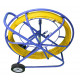 Dragfjäder glasfiber på stativ med hjul (150 m)