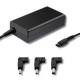 Power adapter designed for HP (65W, 3 DC plugs)