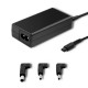 Power adapter designed for DELL (65W, 3 DC plugs)