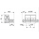 Anslutningsplint (2-pin, Terminalkontakt)