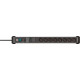 Brennenstuhl Grenuttag Premium-Protect-Line 60.000A 8-vägs, 3m